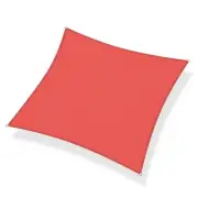 Shade and Beyond 12 ft. x 12 ft. 185 GSM Red Square Sun Shade Sail, for Patio