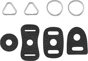 EMSea Set of 4 Camera Strap Eyelet Split Adapter Camera Strap Triangular Split Ring Hook Compatible with Sony DSLR SLR Rangefinder Mirrorless Camera W/Round Eyelet