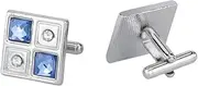 [Generic] Men's cufflinks, zircon cuffs, gemstones, diamonds, cufflinks, banquet shirt accessories
