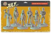 UNPAINTED Kill Bill Tarantino Set of 6 3d Printed Models