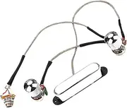 CIMAXIC Acoustic Guitar Pickups Wiring Harness Gma23 Easy to Use Control Plate