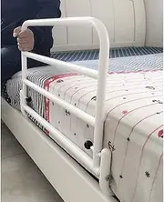 Bed Safety Handles & Rails Bed Rails Safety Safety Side Guard for Elderly Adults Assist Handle Handicap Bed Railing Bumper Bar Assistance Devices (Size : 60x45cm)