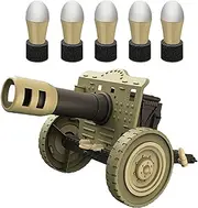 ZZPXMY Mortar Launcher Playset, Push Tire Mortar Launcher for Kids, Boys, Girls and Adults