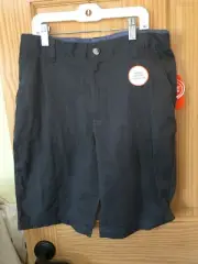 New Wonder Nation Boy Gray Flat Front School Uniform Approved Adj Waist
