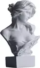 6'' H Greek Mythology Bust Statue Decor,Artemis Statues Roman Goddess Figurines,