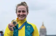 Grace Brown Cycling Time Trial 2024 Paris Gold Medal win Photo 31