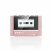 SnowSky/FiiO Echo Mini HiFi Bluetooth MP3 Player,15Hours Playback,Independent Volume Control with 3.5mm/4.4mm Headphones Outputs (pink)