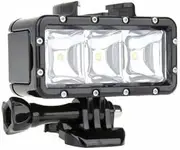 Waterproof LED Light for GoPro / Insta360 / Osmo Action 5 4 3 2 1 / Osmo Pocket 3 / SJCAM