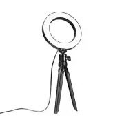 6'' LED SMD Ring Light Kit With Stand Dimmable 5500K For Camera Makeup Phone C