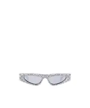 Geometric Sunglasses 51 Silver