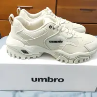 在飛比找蝦皮購物優惠-UMBRO BUMPY-X 老爹鞋 us11 米白色 二手