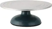 AMGSH 12"/30cm Sculpting Pottery Wheel,Heavy Duty Turntable Pottery Sculpting Wheel,Cast Iron Metal Construction Joint with Ball Bearings Non-Skid Rubber Boot