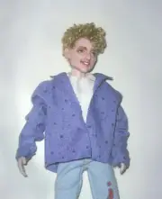 Bill S Preston Esquire Alex Winter inspired OOAK Art Doll Figure 1:6 scale