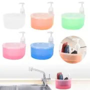 Soap Dispenser And Sponge Holder Easy Dispensing Multifunctional Non Slip Base