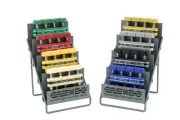 CanDo Digi-Flex Hand Exerciser Set + Rack – 8 Levels, Strengthen Fingers, Hand