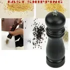Wooden Reusable Manual Seasoning Spice Grinder Peper Mills Household Accessories