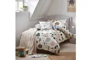 Peter Rabbit Scandi Woods Brushed Cotton Duvet Cover Set (Natural) - UTRV2885