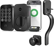 Yale Assure Lock 2 Touchscreen with Wi-Fi and Ridgefield Handle in Black Suede