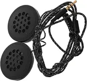 High Fidelity Sound Motorcycle Helmet Headphones 3.5mm Wired Headset Control for Long Rides