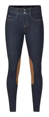 KERRITS CHILDRENS STRETCH DENIM KNEE PATCH BREECHES( SIZE XL)