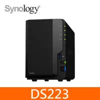 在飛比找有閑購物優惠-Synology DS223 2Bay NAS 網路儲存伺服