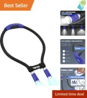 Hands-Free Neck Reading Light USB Rechargeable LED, 3 Brightness Book Lamp Bed