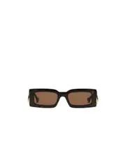Double G rectangle-frame sunglasses One size Brown