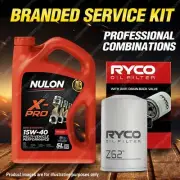 Ryco Oil Filter Nulon 5L XPR15W40 Engine Oil Kit for Ford Escort MK1 MK2 Cortina (for: Ford)
