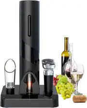 Electric Wine Opener Set, Automatic Corkscrew Opener Kit, Battery Operated Opene