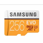 Samsung Evo 256GB Micro SD Card SDXC UHS-I 100MB/s Mobile Phone TF Memory Card 4K U3