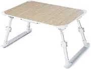 Height Adjustments Laptop Table Portable Foldable Standing Table Bed Desk for Reading Writing Drawing