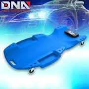 48"L Low Profile Automotive Creeper for Garage Mechanic Rolling Under Car Blue