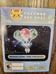 Flying Tera Type Eevee Pokémon Day 2025 Gamestop Code - sent via message