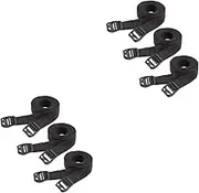 BESTYASH Tie Down Straps with Press Buckle Durable Cargo Lashing for Suitcase and Outdoor Use Black Reliable ing Straps for Secure Travel