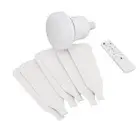 (520mm)Ceiling Fan Light Detachable E27 Base Remote Control LED Screw In US
