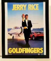 Jerry Rice SF 49ers Costacos Brothers 8.5x11 FRAMED Print Vintage 80s Poster