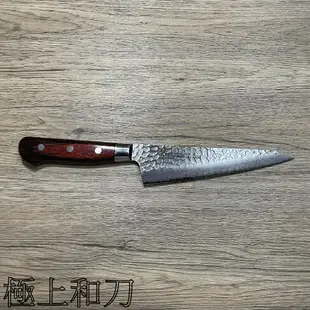 堺 孝行 VG10 33層 大馬士革紋 骨刀 日本刀 180mm 桃花心合成木 握把