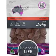 Balanced Life Beef Jerky Dog Treats - 700g