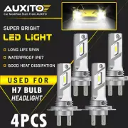 4x H7 LED Headlight Bulb Kit High Low Beam 6500K Super White 80000LM Lights E4EA (for: Smart)