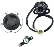 for Kawasaki Ninja 650/EX650 ER-6F ER-6N 2012 2013 2014 OE: 20152016 Motorcycle Ignition Switch Fuel Gas Tank Cap Cover Lock Key Kit