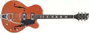 Reverend Pete Anderson PA-1 RT Electric Guitar - Satin Rock Orange in Hard Case