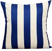 EXQUIMEUBLE 1Pc Throw Pillow Cover Dark Blue Cushion Cover for Sofa and Practical Decorative Pillowcase for Living Room and Office Use Protects from