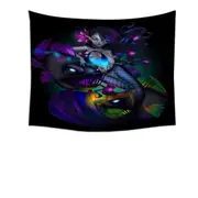 Fantasy Art The Anglerfish Mermaid Tapestry