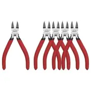Wire Cutters 5 Pack, 5 Inch Wire Cutters Set, Side Cutters Flush Cut Pliers, ...