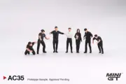1:64 Figurine Set: NISMO Technician Team -- Mini GT MGTAC35