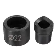 Conduit Punch and Die 22mm Chrome Steel Knockout Punch Conduit Hole Cutter Set