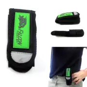 Flashlight Holster Black Nylon Holder Belt Pouch Case Led Torch Loop Pocket