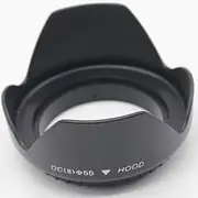 ADQQ 55mm Tulip Flower Lens Hood for Nikon D3400 D3300 D5600 D5300 with 18-55mm Lens