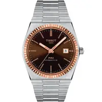 在飛比找momo購物網優惠-【TISSOT 天梭】官方授權 PRX系列 18K金 70年