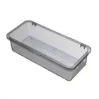 Kitchen Cutlery Tray Silverware Storage Container Dustproof Multifunctional